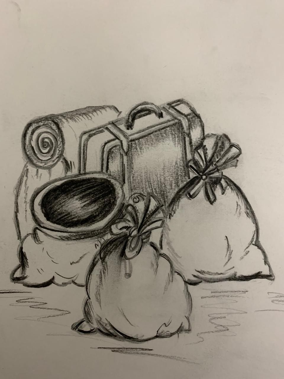 लॉकडाउनमध्ये चालत जाणारी माणसं