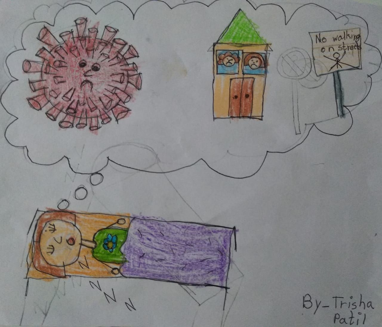 सुट्टीतील धमाल १४ः कोरोना (कविता व घोषणाचित्रे)