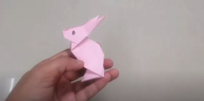 मुलांसाठी ओरिगामी २: ससा