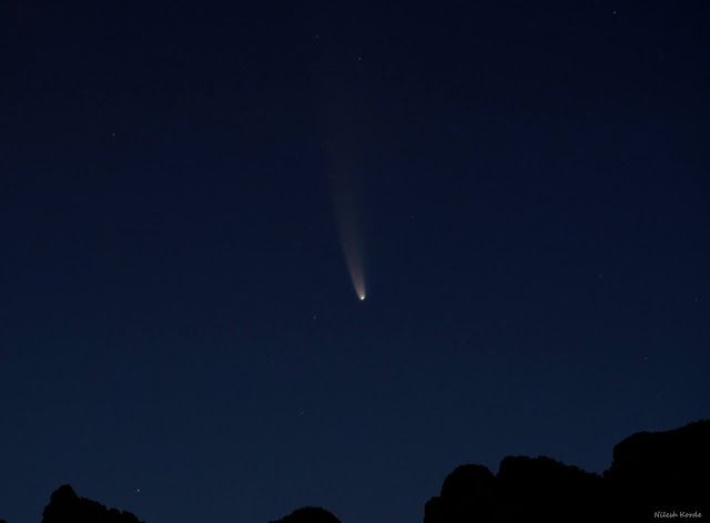 आकाशात नवीन निओवाईज धुमकेतू कसा शोधाल?