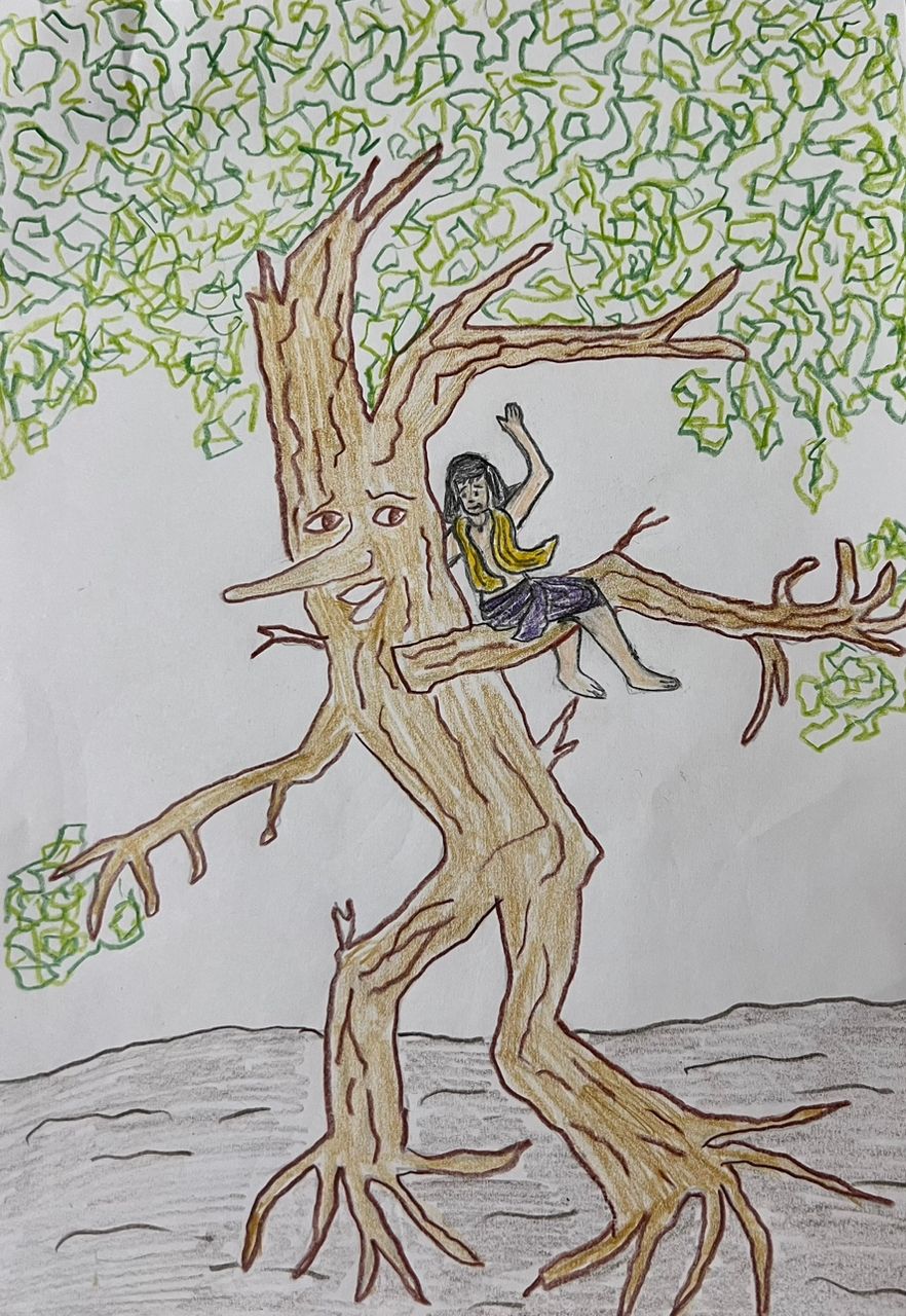 झाडं चालायची थांबली (लोककथा)