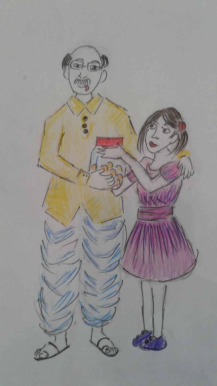 एकदा दुपारी.. (बडबडगीत)